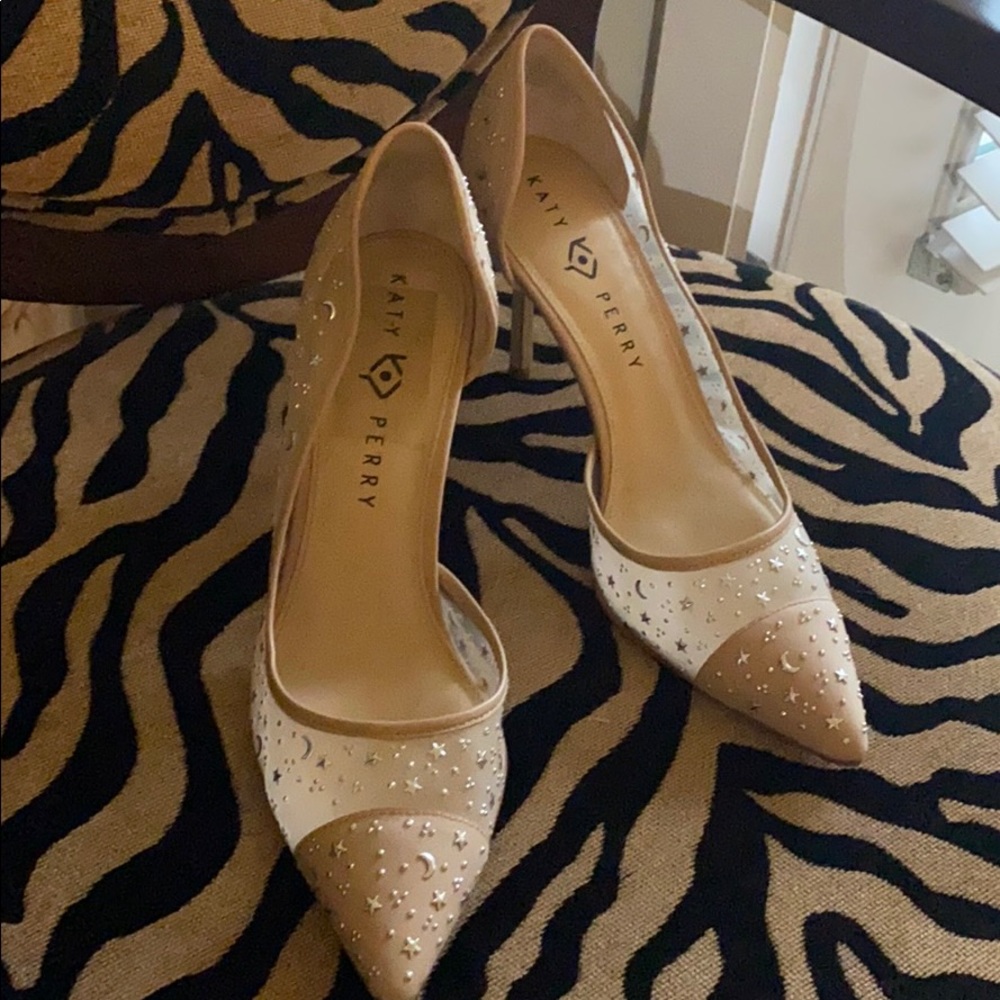 Katy Perry Star Mesh Heels